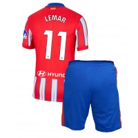 Atletico Madrid Thomas Lemar #11 Hjemme Trøje Børn 2024-25 Kortærmet (+ Korte bukser)